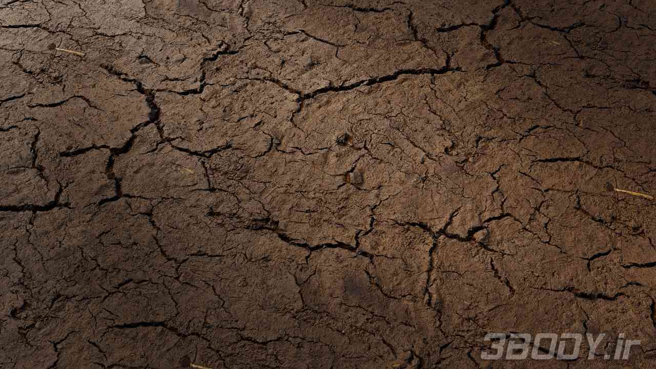 متریال خاک cracked soil عکس 1